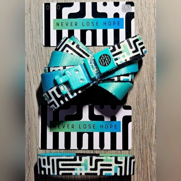 ZOX "NEVER LOSE HOPE" STRING  & COLLECTIBLE VINTAGE RARE WRISTBAND - Picture 1 of 4